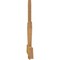 Ekena Millwork Kennewick Rough Sawn Timber Gable Bracket, Western Red Cedar, 72"W x 36"H x 2"D x 6"F, 12/12 Pitch GBW072X36X0206KEN00RWR - alternate 2